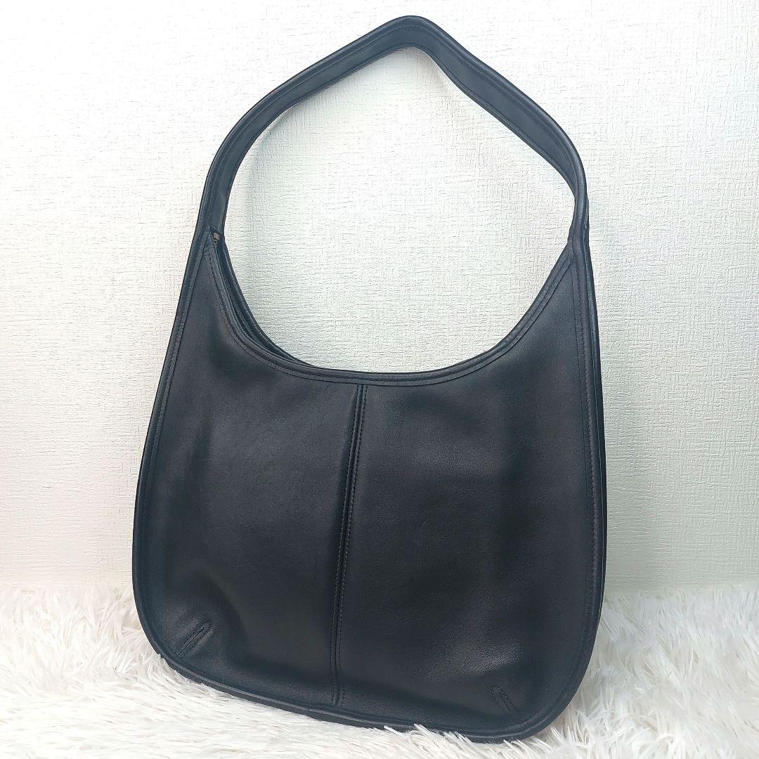 OLD COACH ワンショルダーバッグ　エルゴ　本革　ブラック　9025