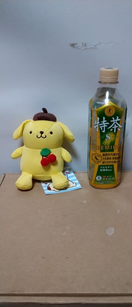 ポムポムプリン さくらんぼ ぬいぐるみ