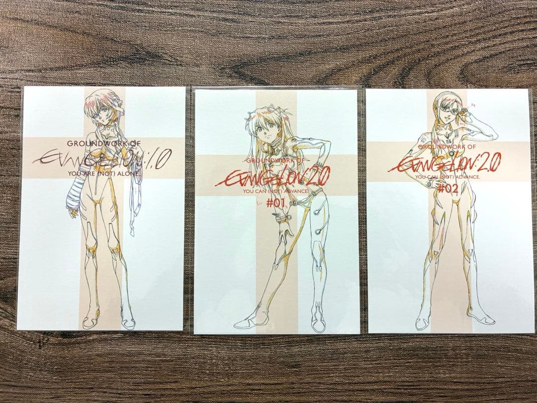 エヴァンゲリオン　ポストカード、ステッカー他　計18点