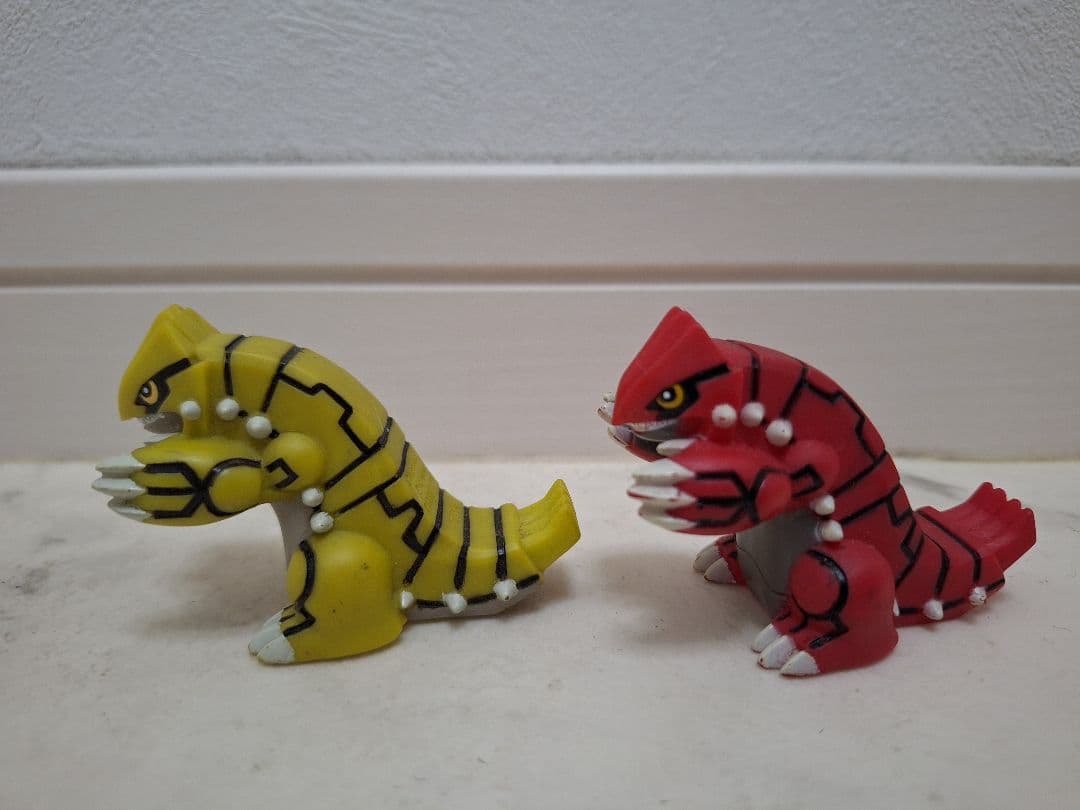 ポケモンキッズ グラードン色違い フィギュア 激レア！！2体セットまとめて