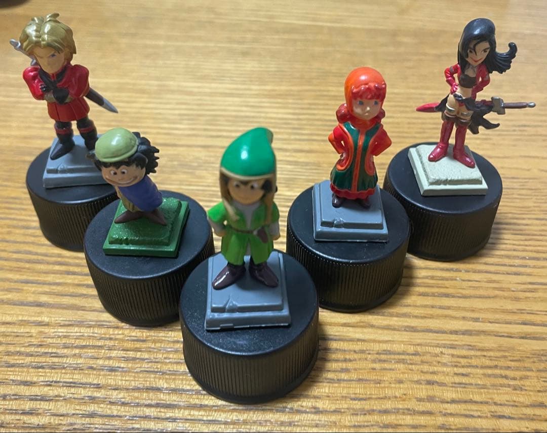 ドラゴンクエスト7 ボトルキャップ5体セット