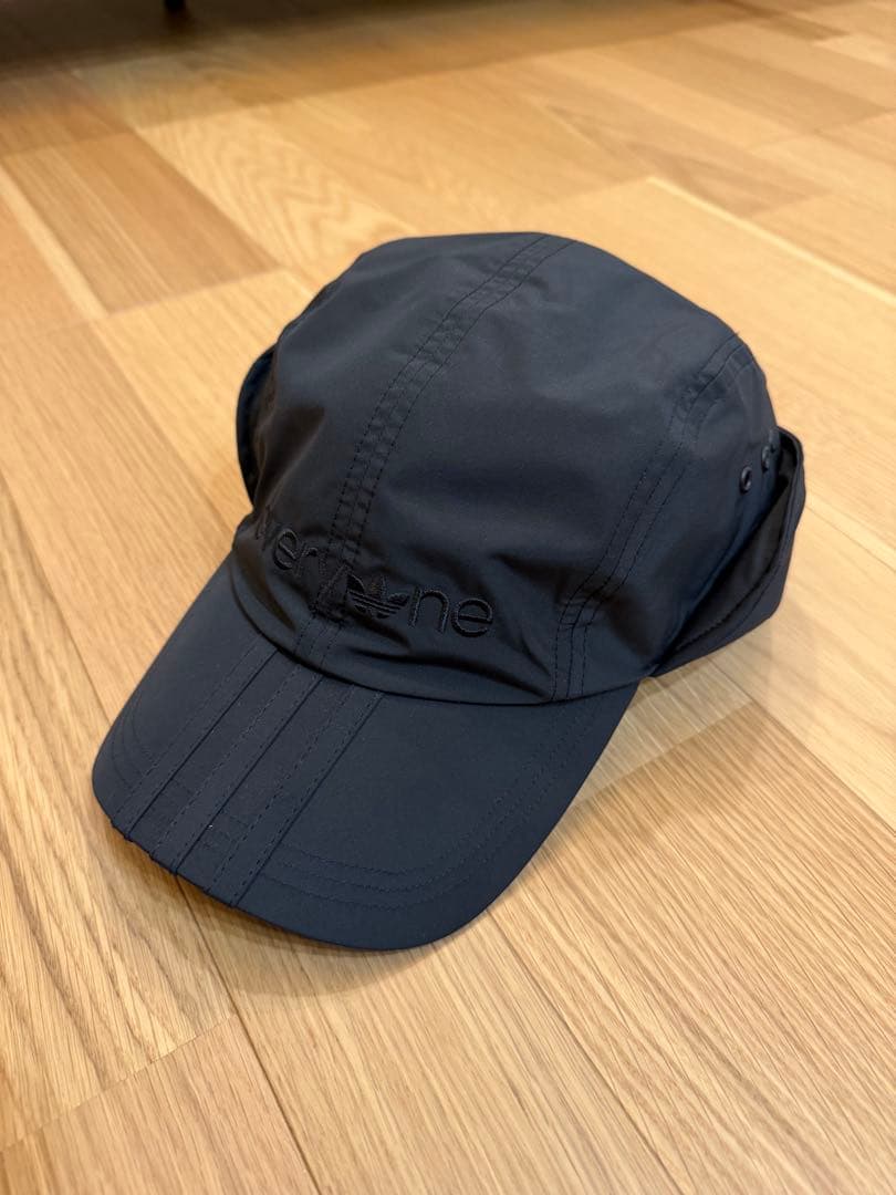 everyone×adidas ブラックキャップ　Lサイズ