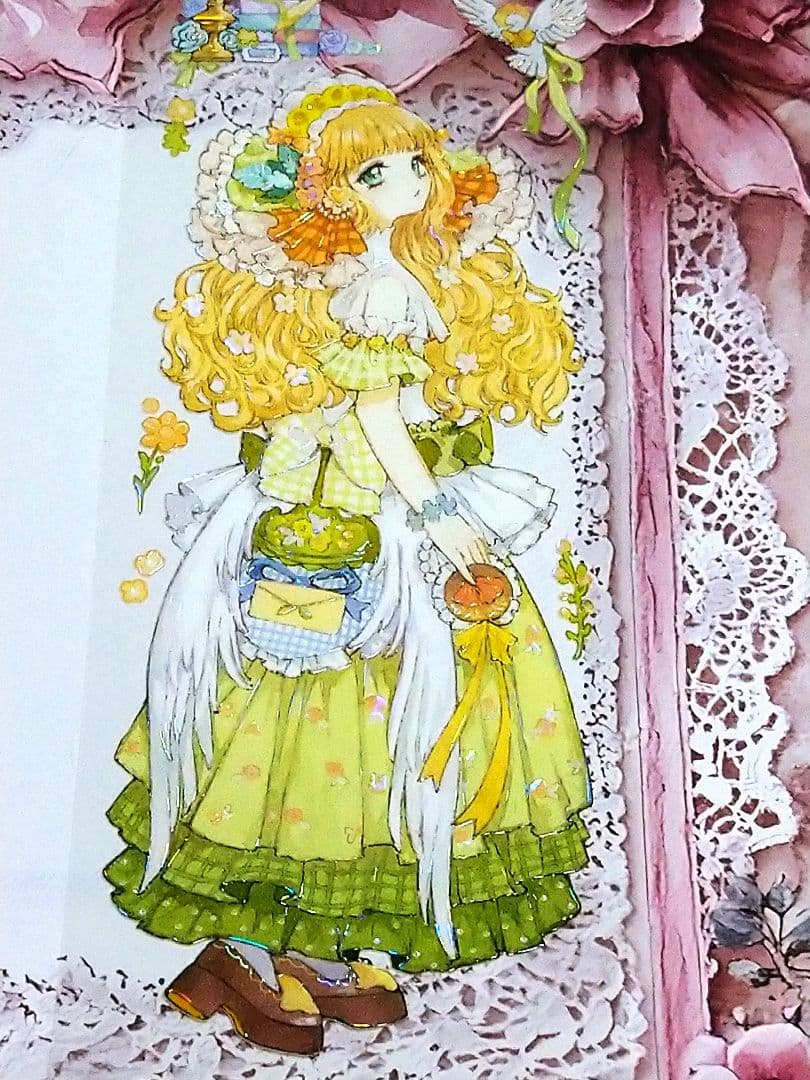 ✩完売御礼✩J1695＃天际信使(贝壳光)Shine切り売り海外人物マステ女の子