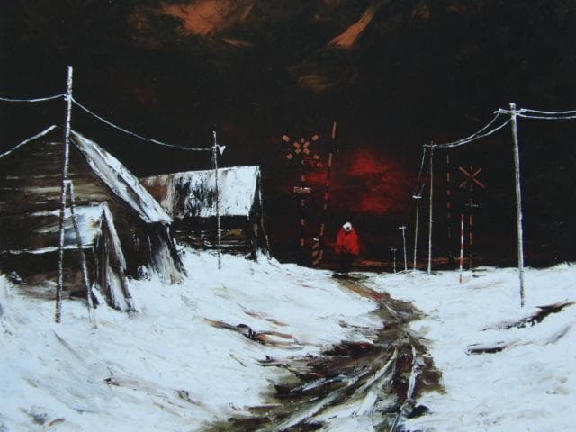 高野 元孝、「家路の女」、希少な額装用画集より、新品高級額装付、状態良好