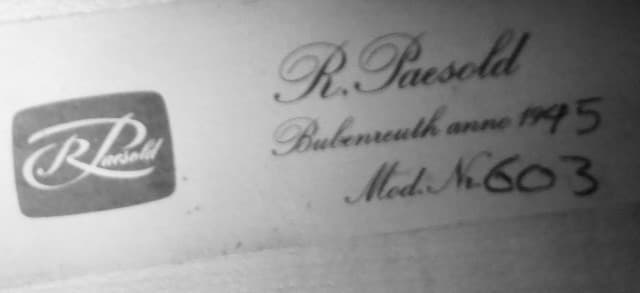 ❤️Roderich Paesold No.603 1995 チェロ +ケース