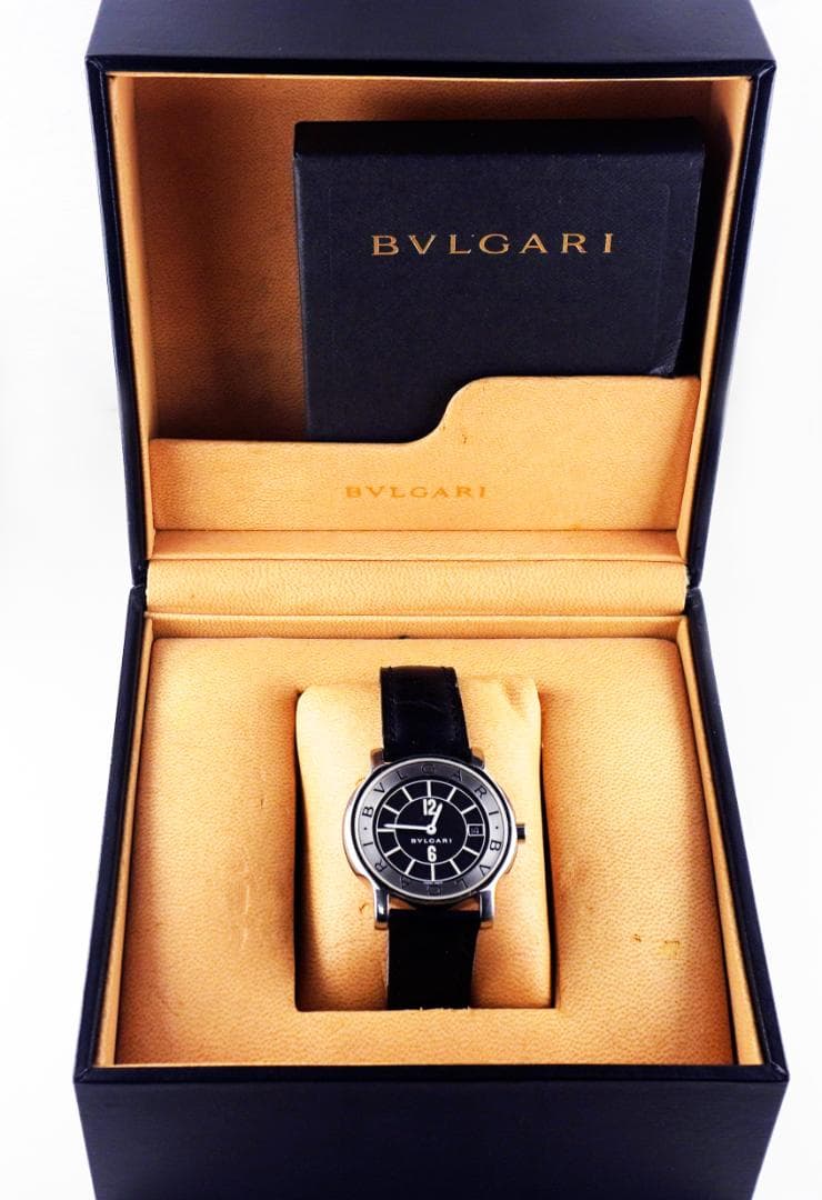 BVLGARI ソロテンポ 型番ST35S シリアルD20411 メンズ腕時計