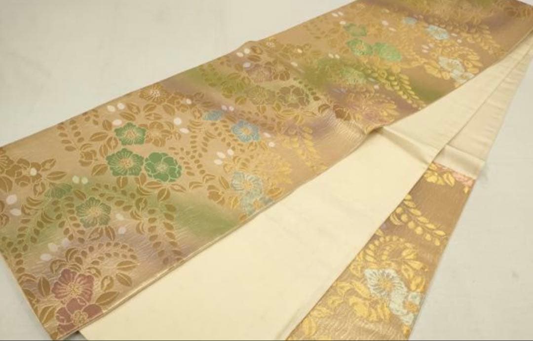 振袖フルセット6点サイズS〜M豪華金駒刺繍　牡丹花文　正絹　売り切り終了