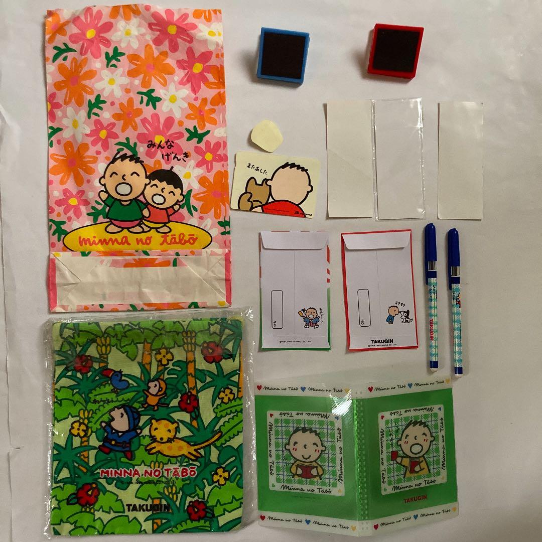 北海道拓殖銀行(たくぎん)みんなのたあ坊・巾着・クリップ・ファイル・ボールペン他