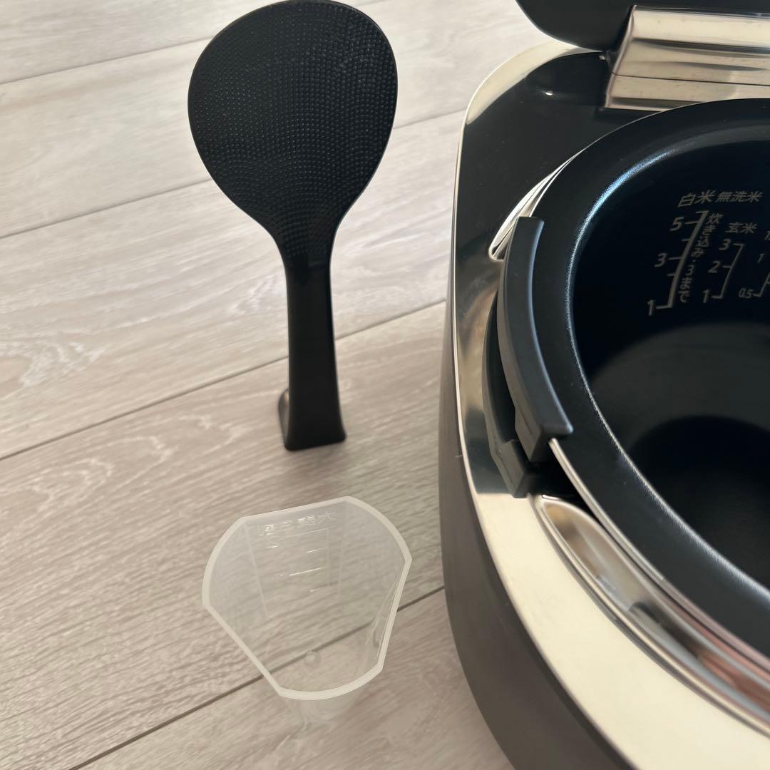 m SHARP KS-HF10B 炊飯器 IH 5.5合 しゃもじ付