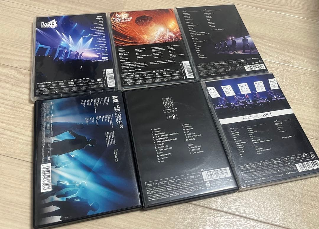DVD Da-iCE 6枚セット