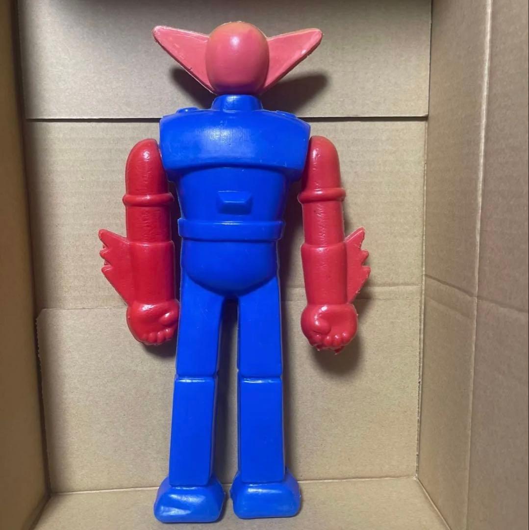 【超激レア 珍品】スーパーロボット パチ物 ソフビ ポリ　香港製 29cm