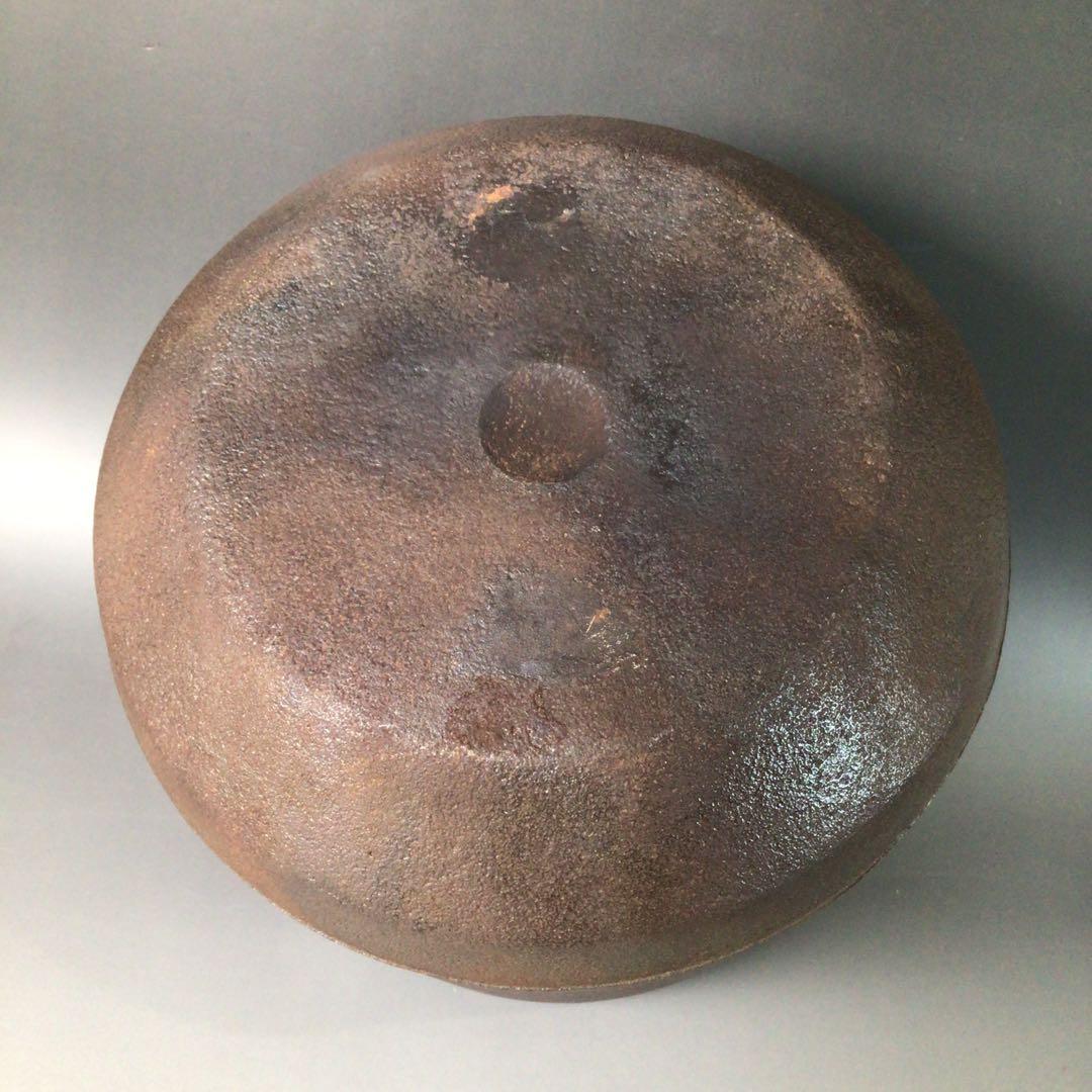 Ｒ９７２　茶釜　『釜師　金森紹栄造』『竹紋』『肩衝釜』　共箱　茶道具