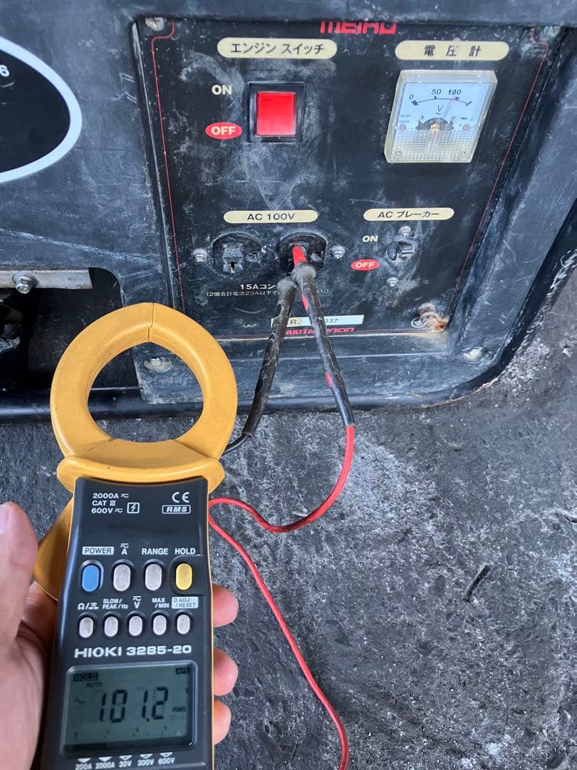 ワキタ　中古エンジン発電機　HPG2500-6