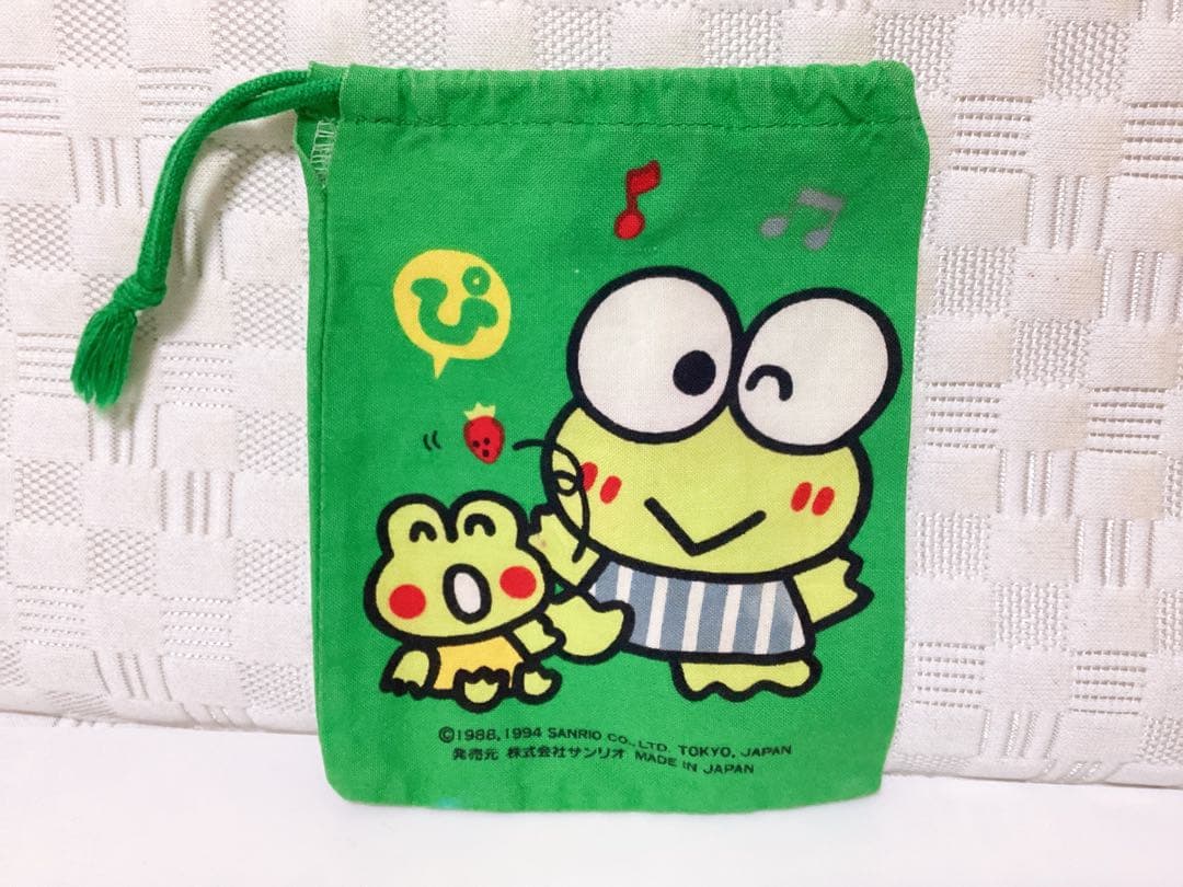 昭和レトロ サンリオ❤︎けろけろけろっぴ❤︎ ハンドタオル&巾着袋セット⭐️特典付き⭐