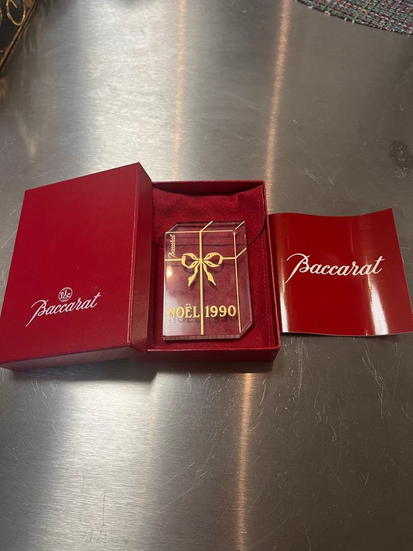 Baccarat クリスマスオーナメント 1990年製
