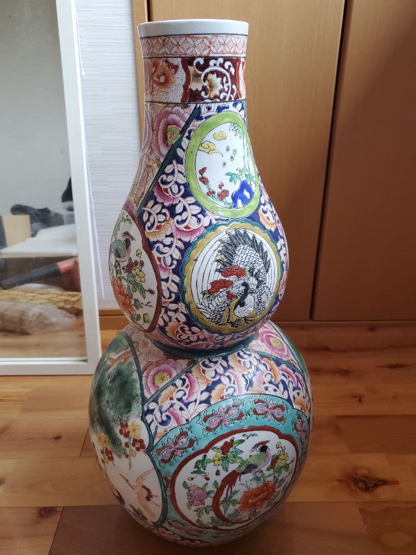 超希少瓢箪形　花瓶　伊古万里　飾り壺古伊万里360