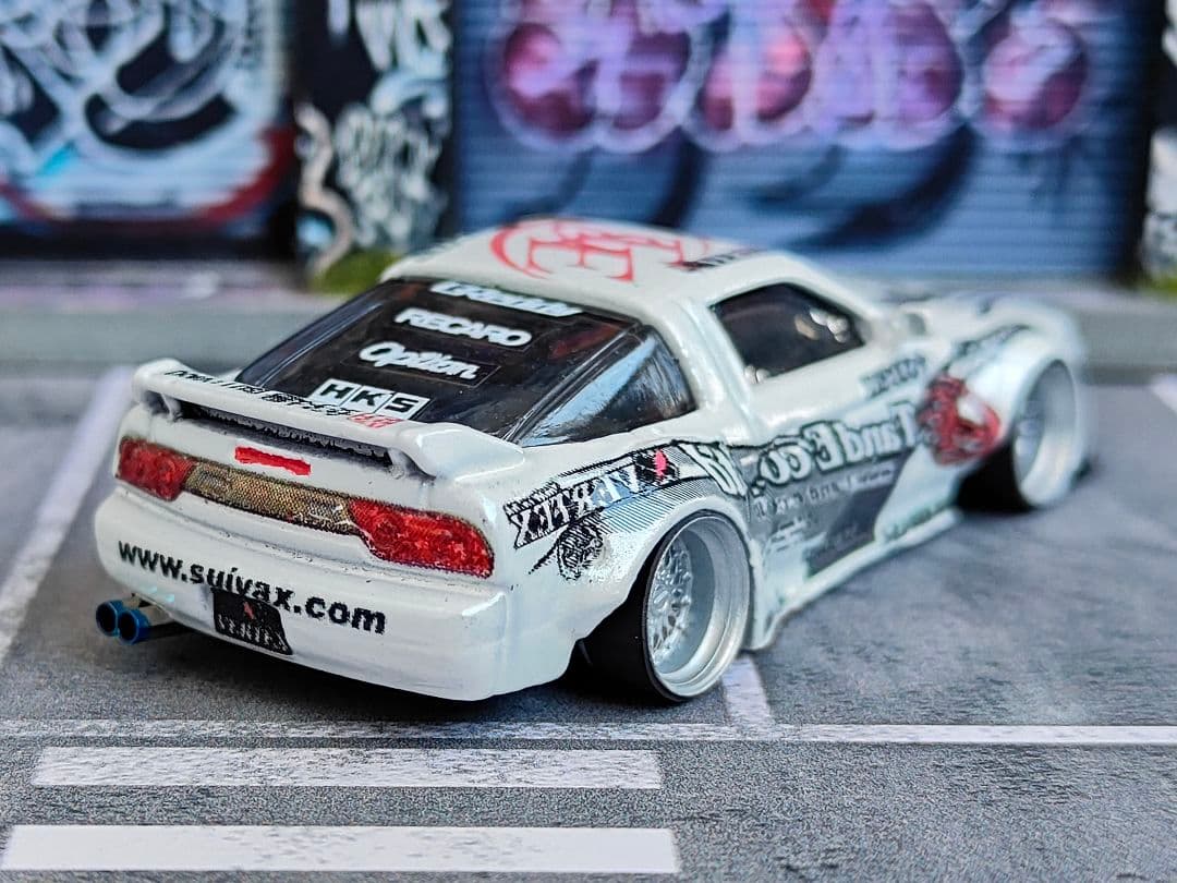 ホットウィールカスタム 日産 シルエイティ シルビア 顔面スワップ☆トミカ改造