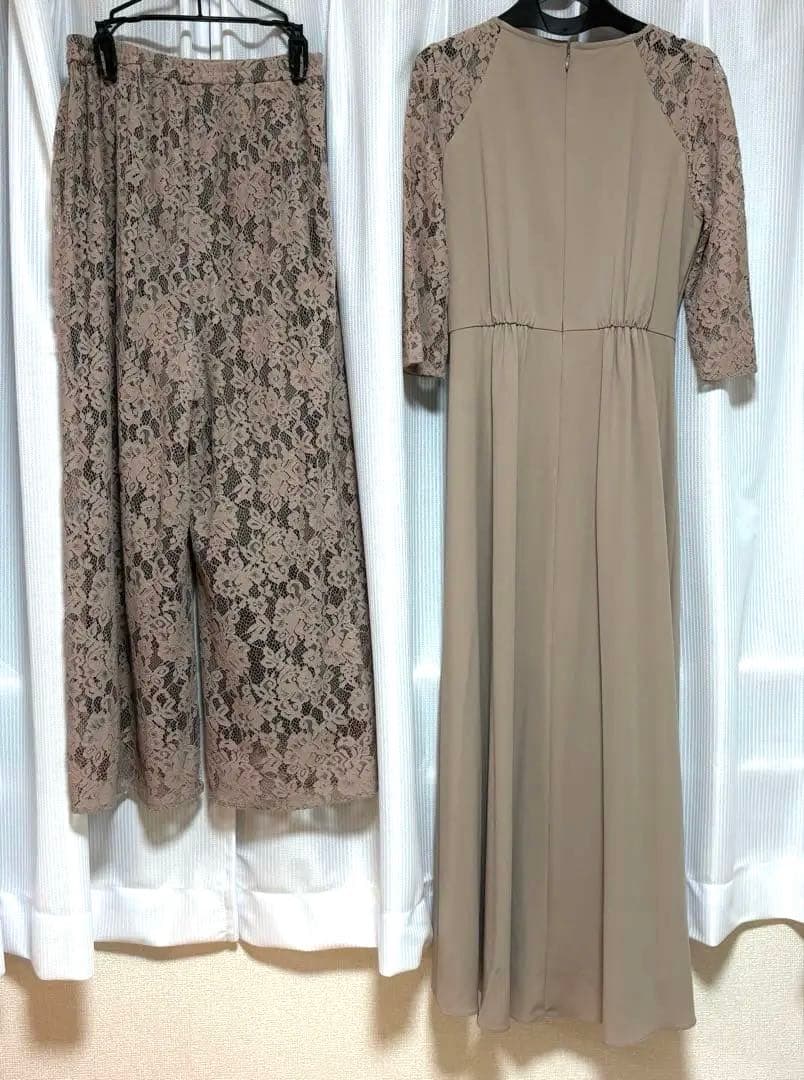 ニコルホワイト パンツドレス フォーマルドレス 結婚式 二次会発表会