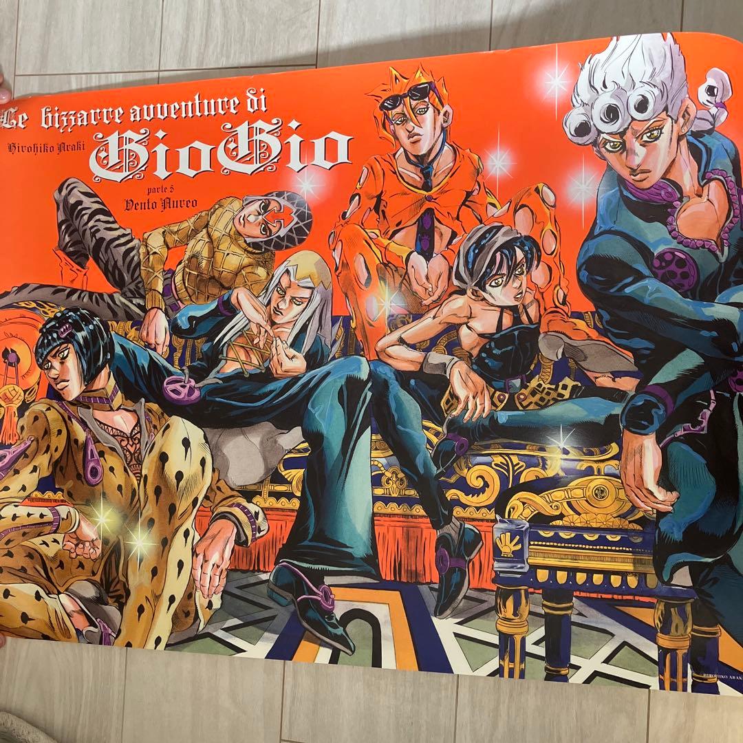 ジョジョの奇妙な冒険 第5部 ジョジョ展　B2ポスター　箱無し
