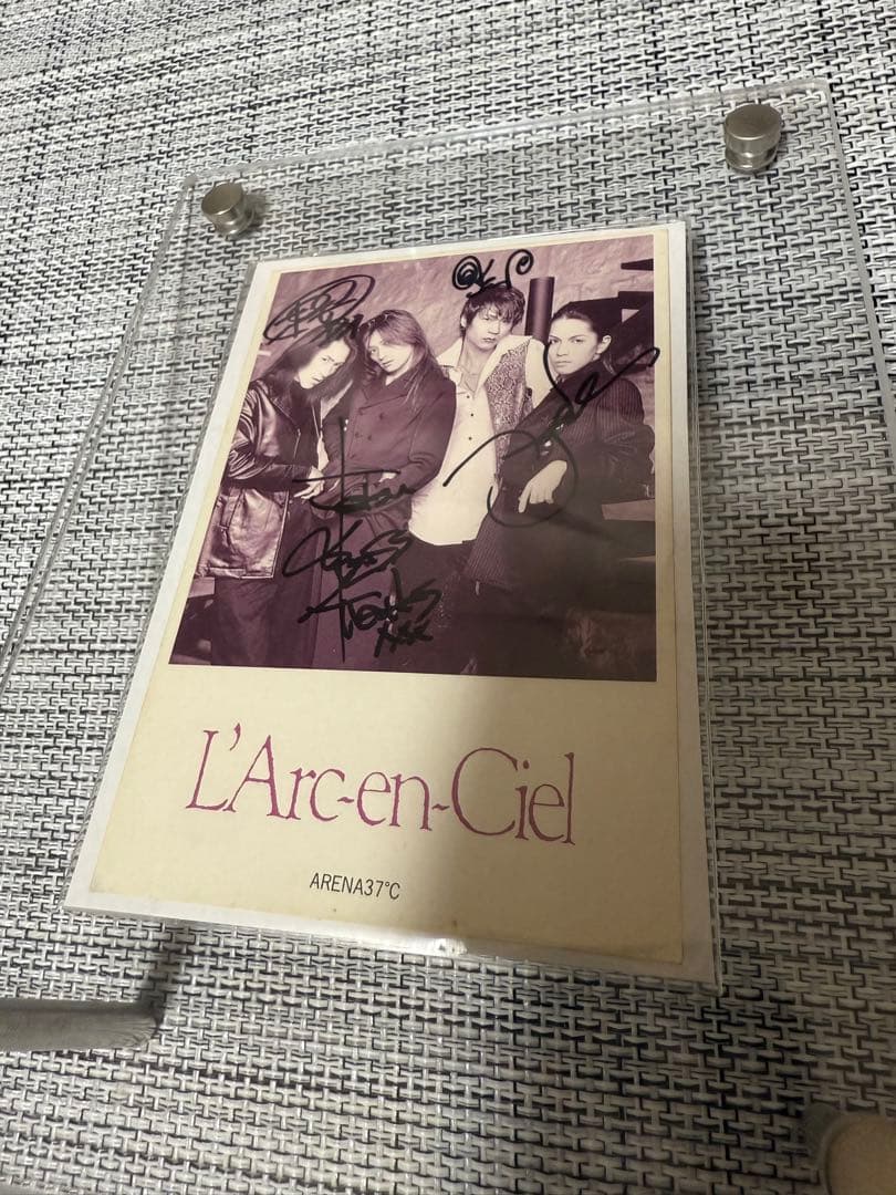 専用　当選 直筆サイン 非売品 ステッカー ARENA37℃ ラルク L'Arc