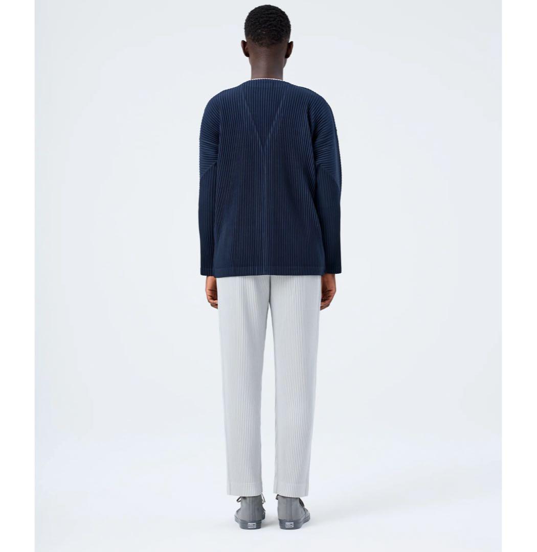 【新品】オムプリッセ BASICS カーディガン 黒 サイズ3