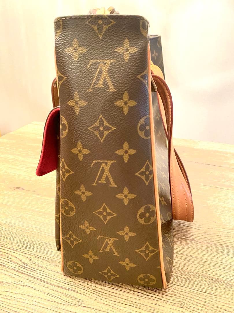 Louis Vuitton ブラウンレザートートバッグ