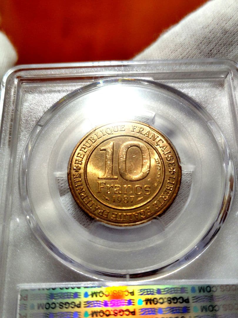 稀少！ ユーグ・カペー　王位継承1000年　ブロンズ貨　PCGS鑑定品