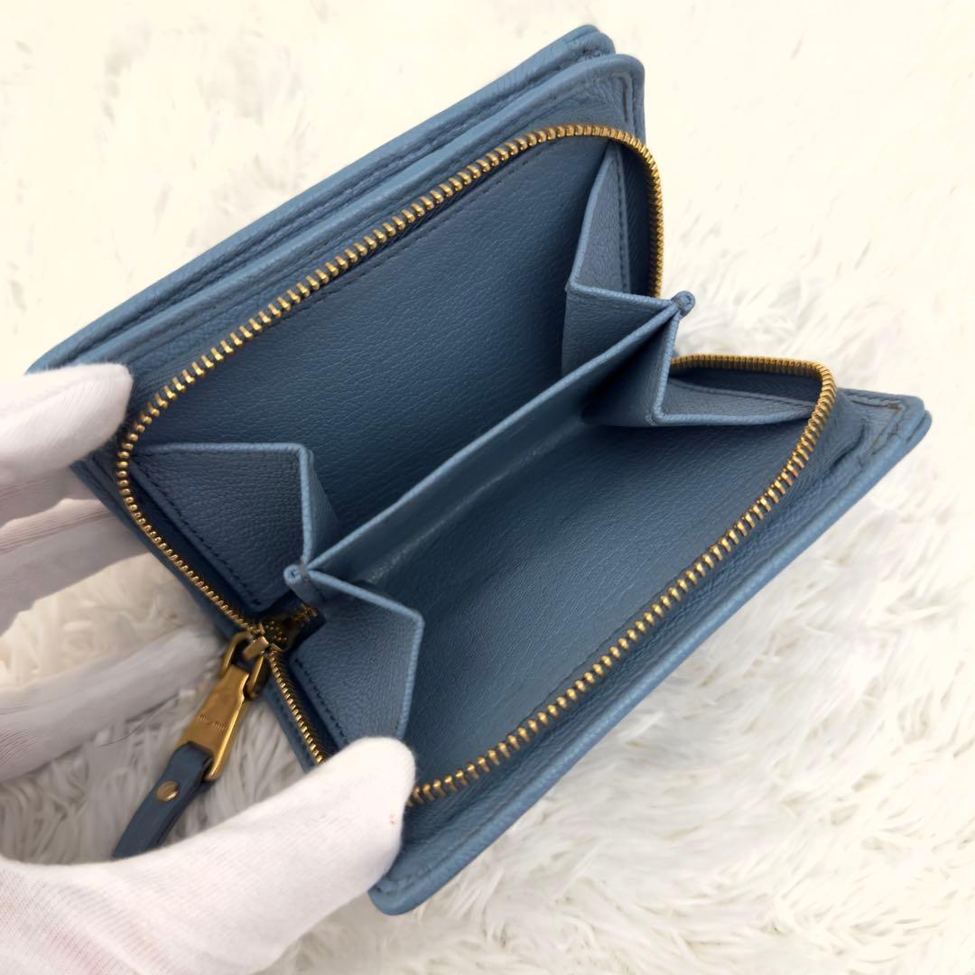 美品⭐️現行 RFID内蔵 MIUMIU ミュウミュウ 財布 マドラス ICチップ