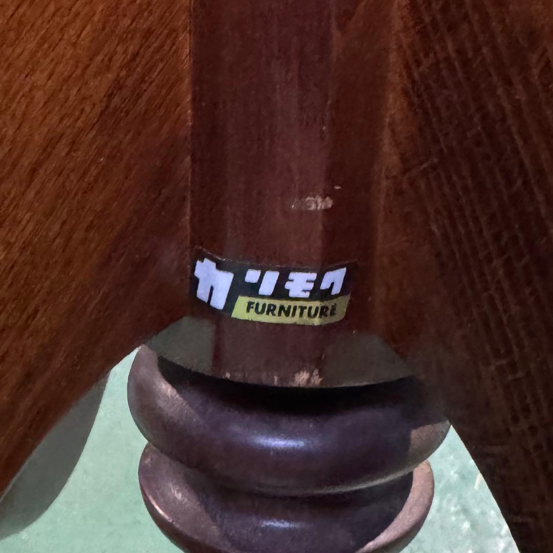 カリモク アンティーク　コロニアル　ハンガーラック　ポールスタンド