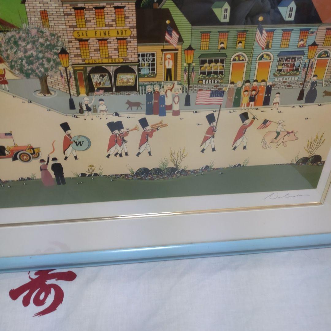 素敵なカントリー　アメリカ　ニッキーワタナベ　シルクスクリーン　大