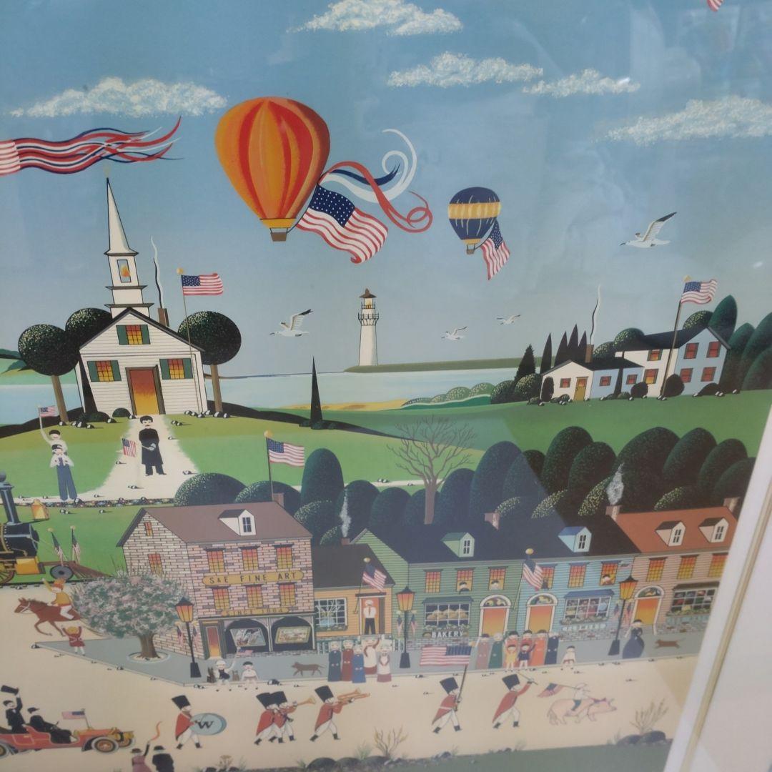 素敵なカントリー　アメリカ　ニッキーワタナベ　シルクスクリーン　大