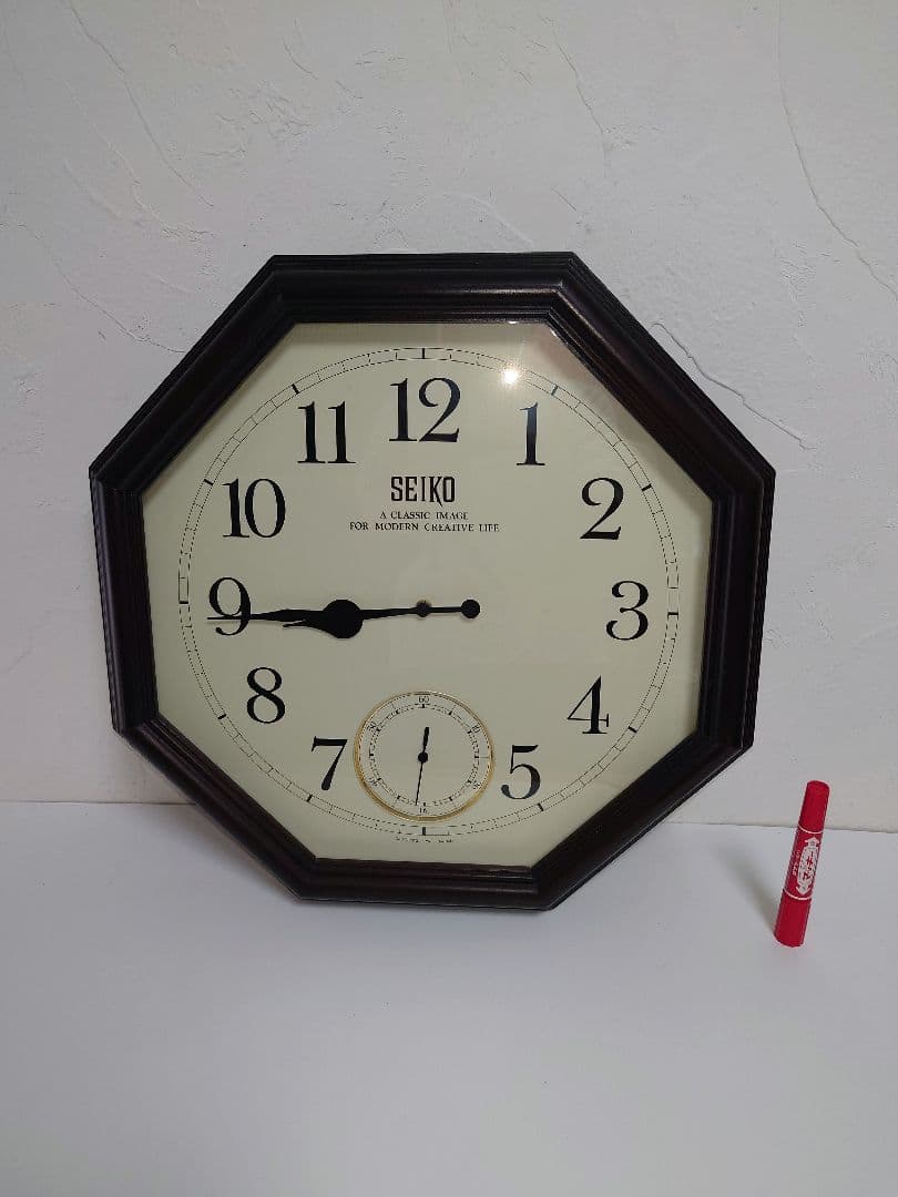 【特大】SEIKO セイコー 壁掛け時計 QUARTZ JAPAN KS421B