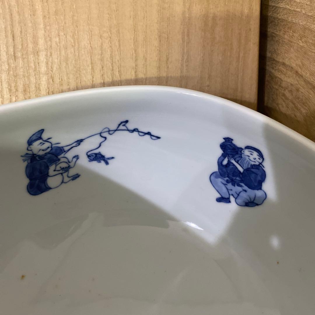 加藤利昇　染付　俵水指　茶道具