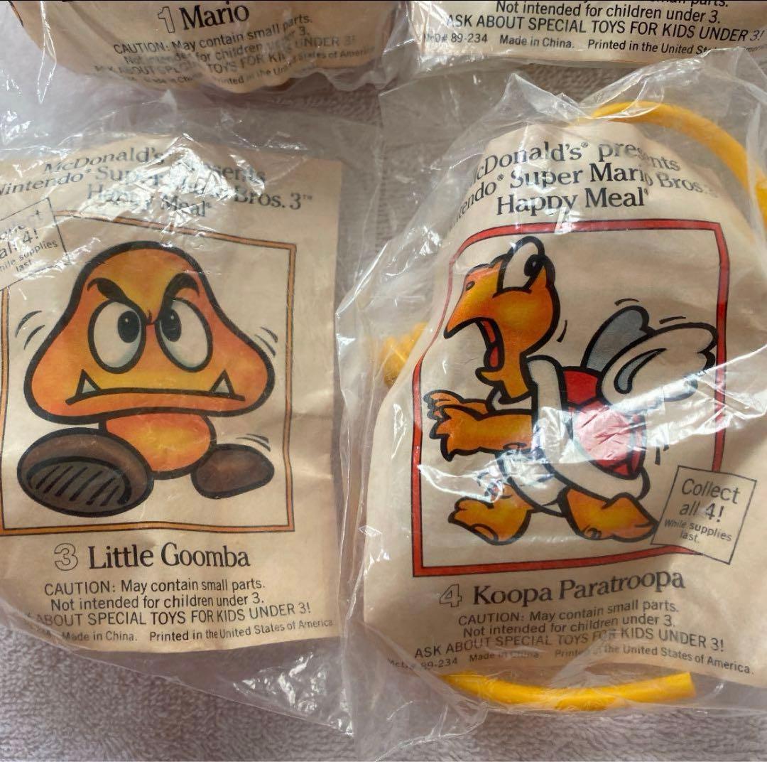 ハッピーセット　スーパーマリオ　未開封　80年代　マクドナルド