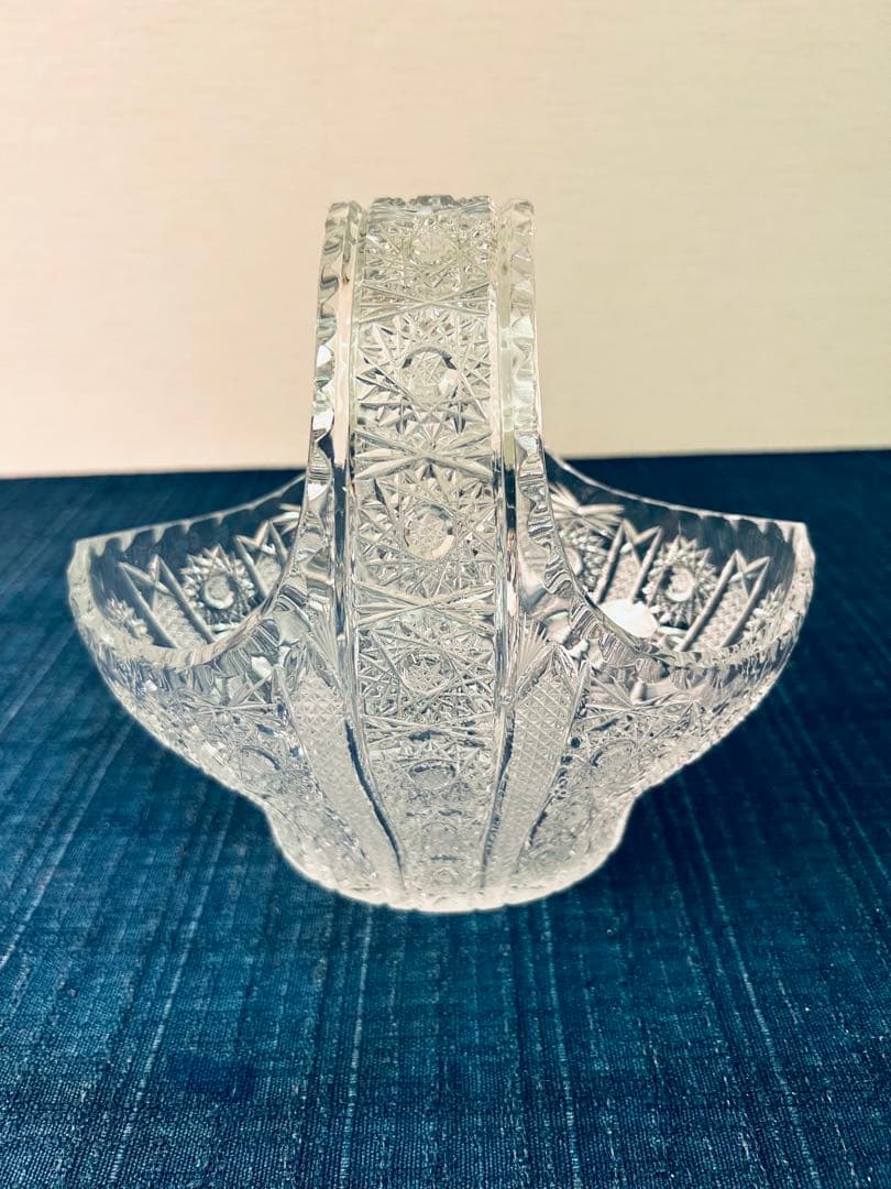 ボヘミアングラス　バスケット