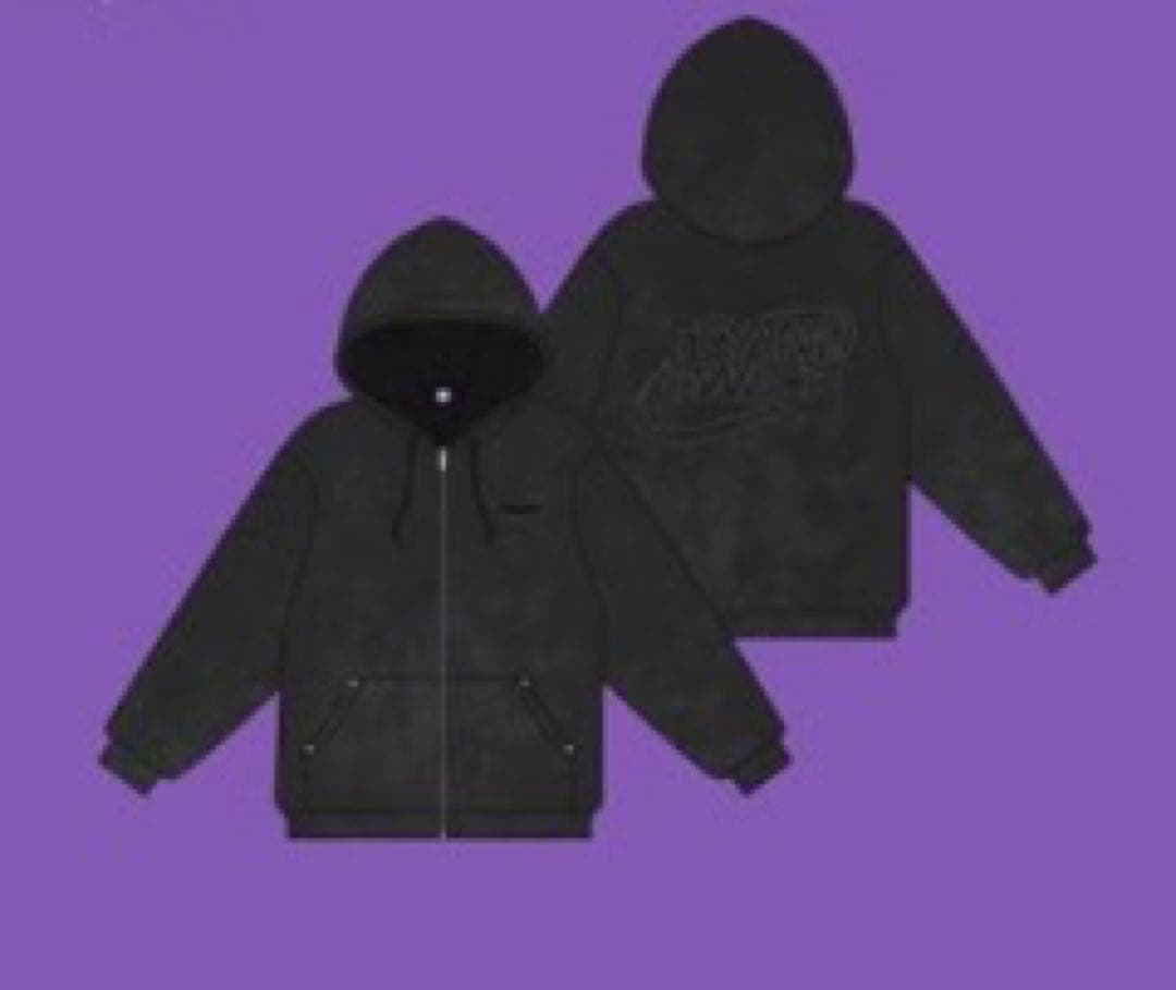 TWICE ポップアップ　フードジップ　パーカー　10ve universe