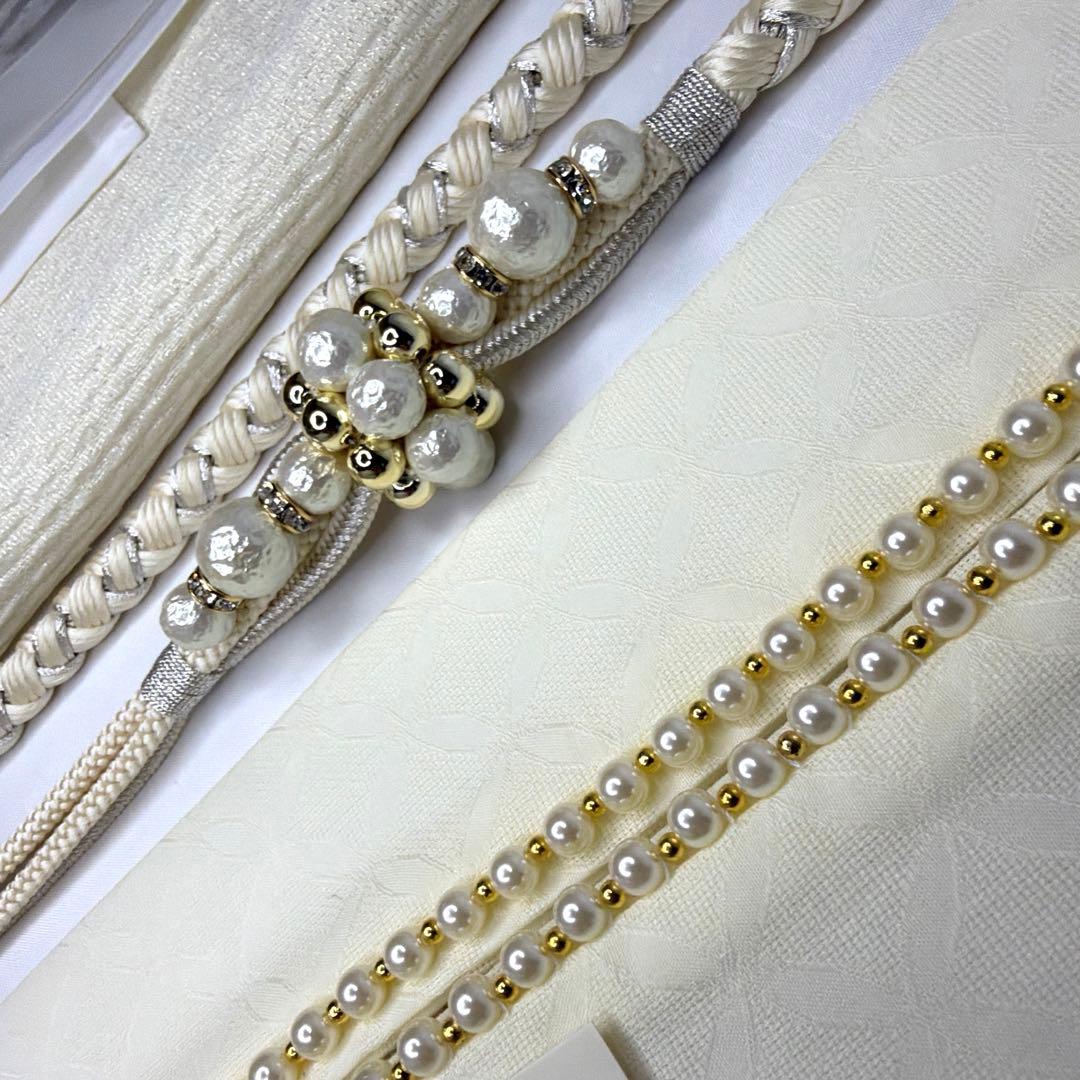 新品　振袖用　2026年最新モデル　帯締め　帯揚げ　半襟　重ね襟　セット