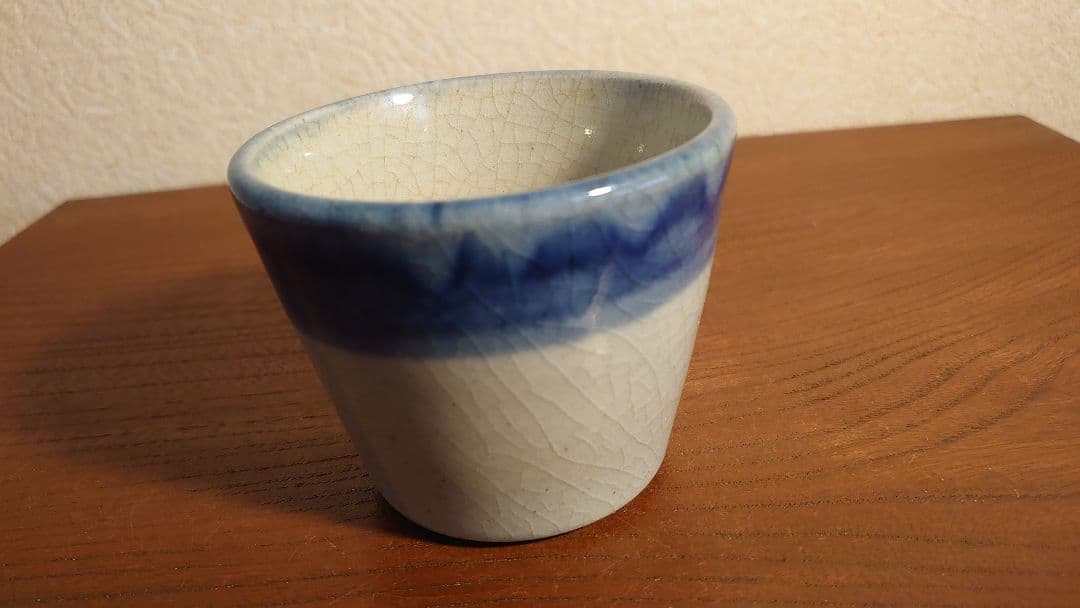 古九谷　古伊万里　九谷焼　染付　若杉窯　李朝　古玩　古染付　１客