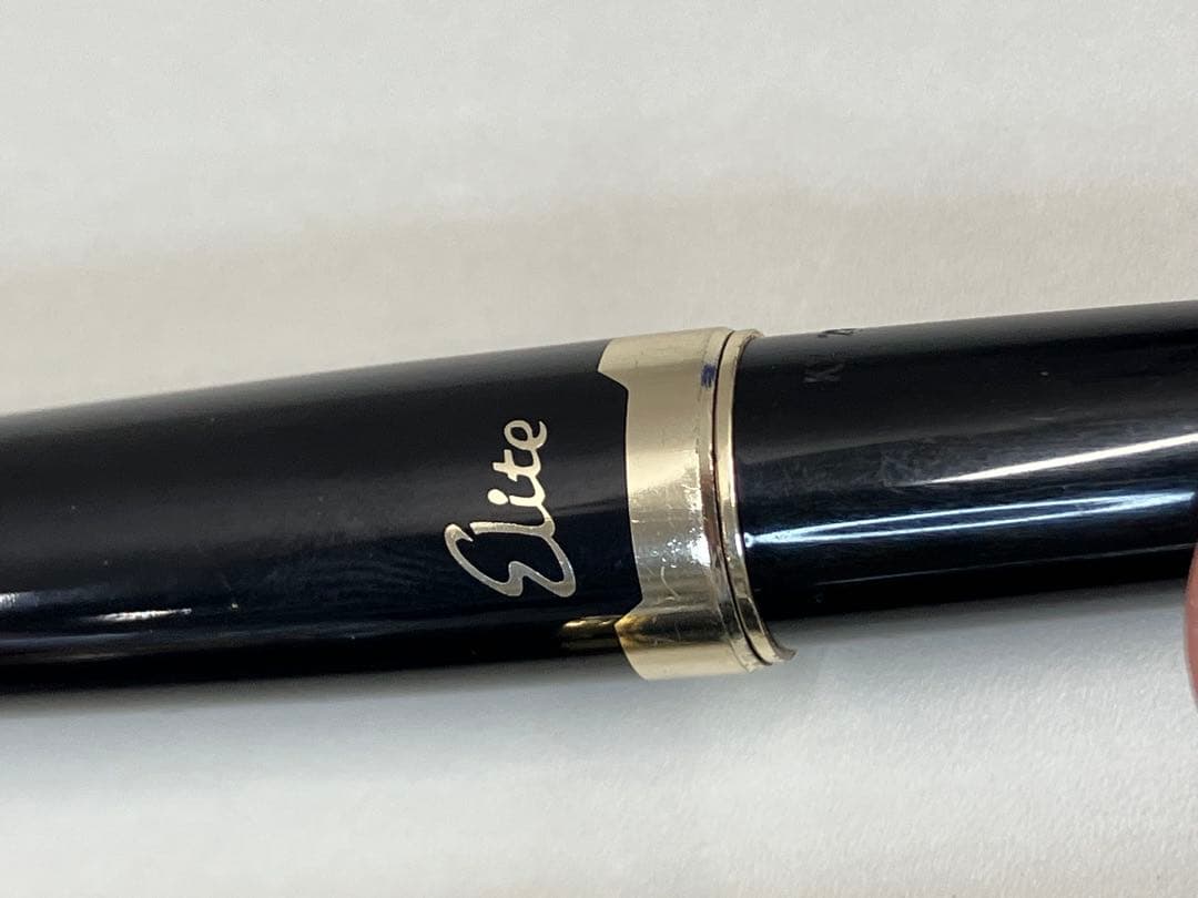 パイロット 万年筆 ブラック ゴールドペン先 18K/14K585 【3733】