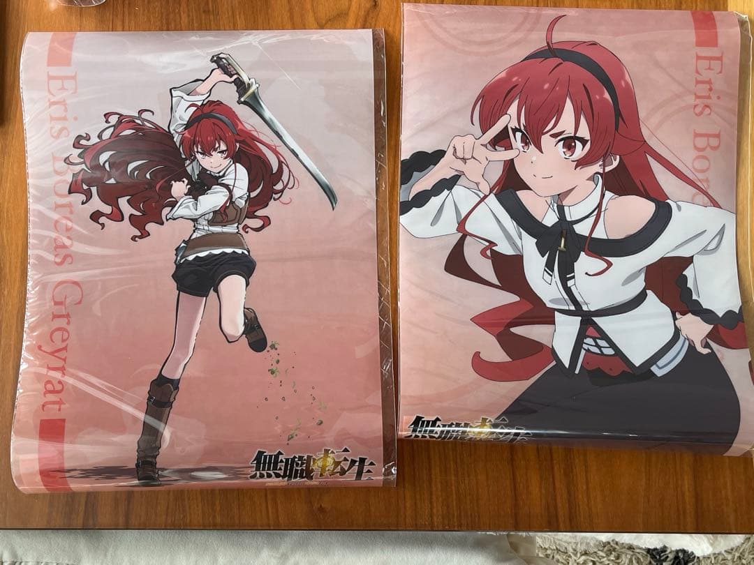 新品　無職転生 オンラインくじ　エリス　くじ引き堂クリアポスター　B賞セット