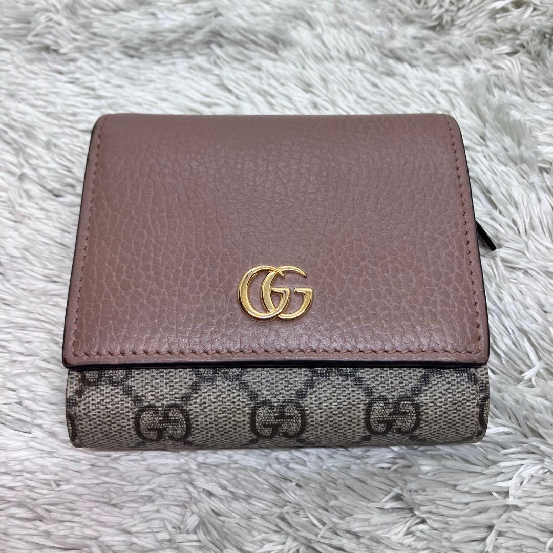 Somali GGマーモント GGスプリーム 二つ折り財布 PVC レザー