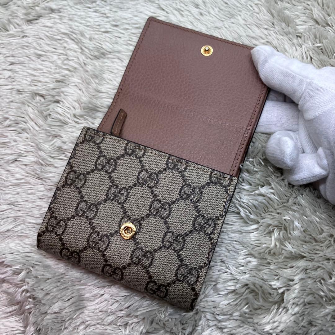 Somali GGマーモント GGスプリーム 二つ折り財布 PVC レザー
