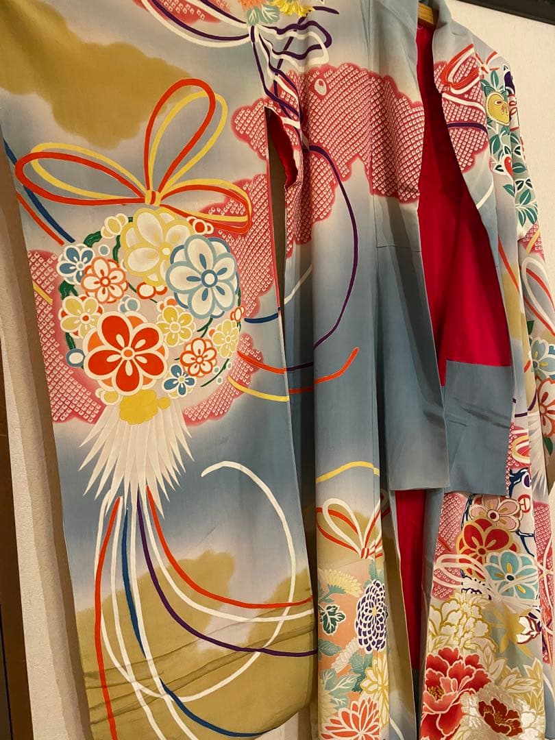 即購入OK！美品！豪華アンティーク振袖　刺繍が美しい