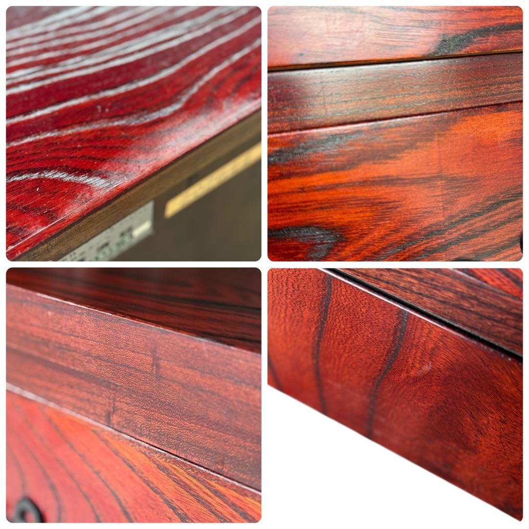 HR836 岩谷堂箪笥　4段4杯　鍵付き 南部鉄器　漆塗り最高級