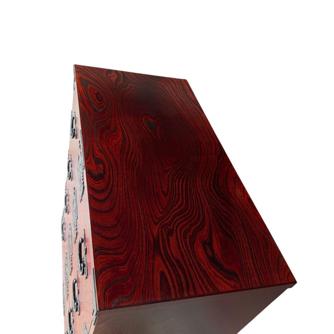 HR836 岩谷堂箪笥　4段4杯　鍵付き 南部鉄器　漆塗り最高級