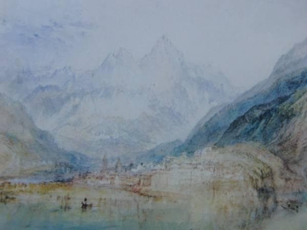 J.M.W.ターナー、ドッガー・バンクの、希少画集画、新品額装付