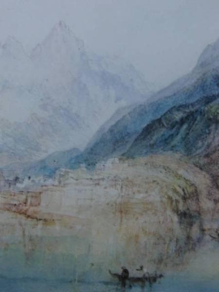 J.M.W.ターナー、ドッガー・バンクの、希少画集画、新品額装付