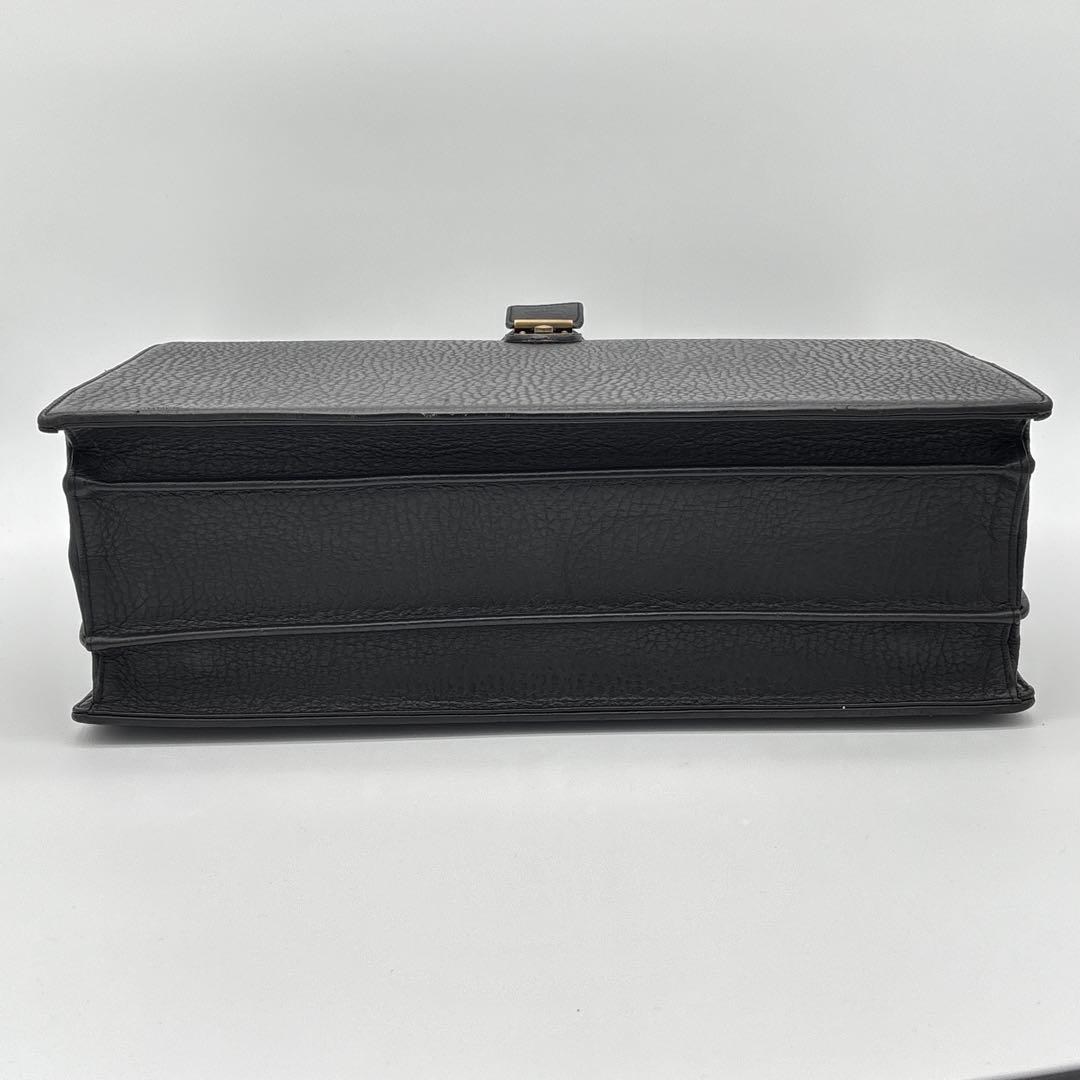 BURBERRY 鍵付き ダレスバッグ ビジネスバック ビンテージ レザー