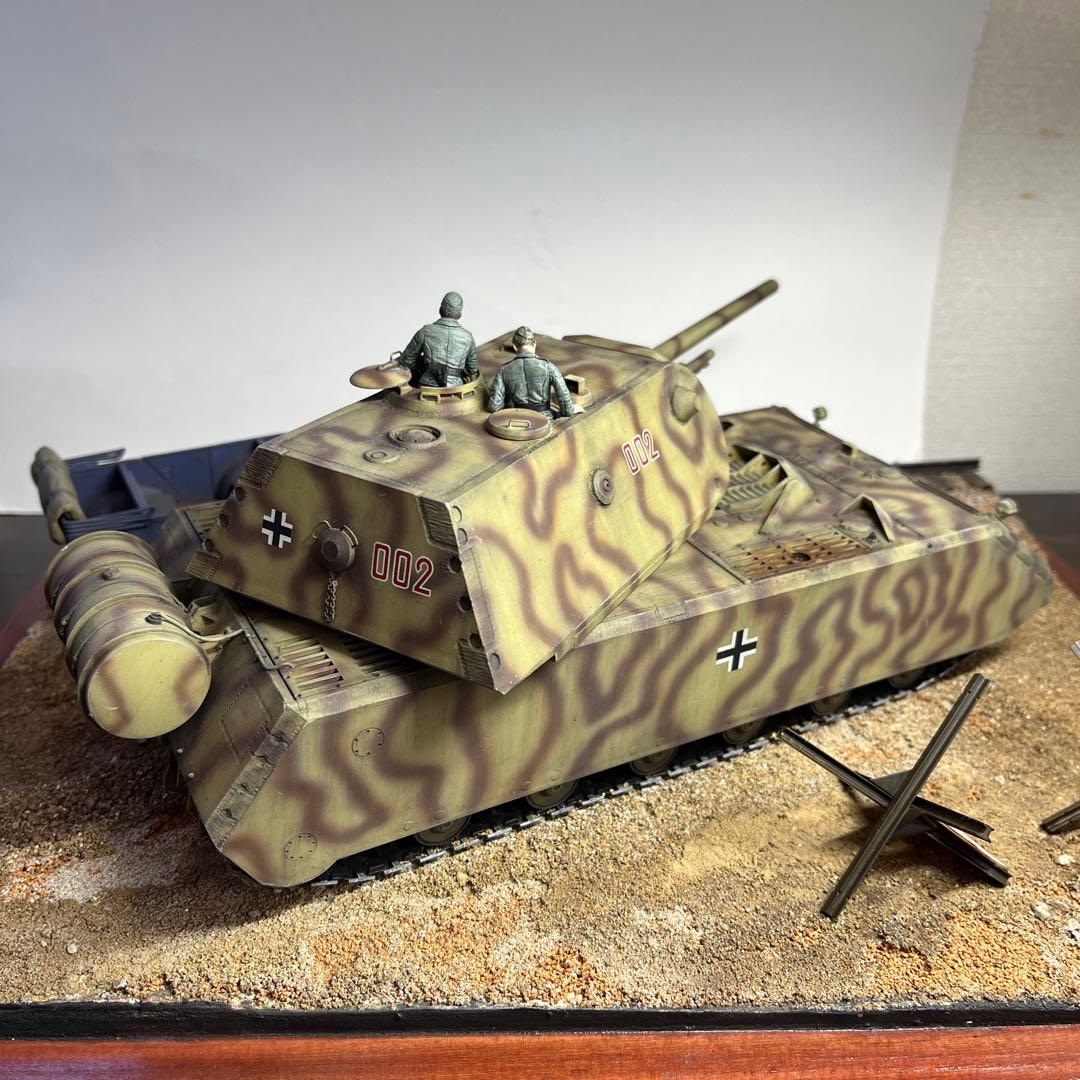 1/35 ドイツ軍　超重戦車マウス　ジオラマ