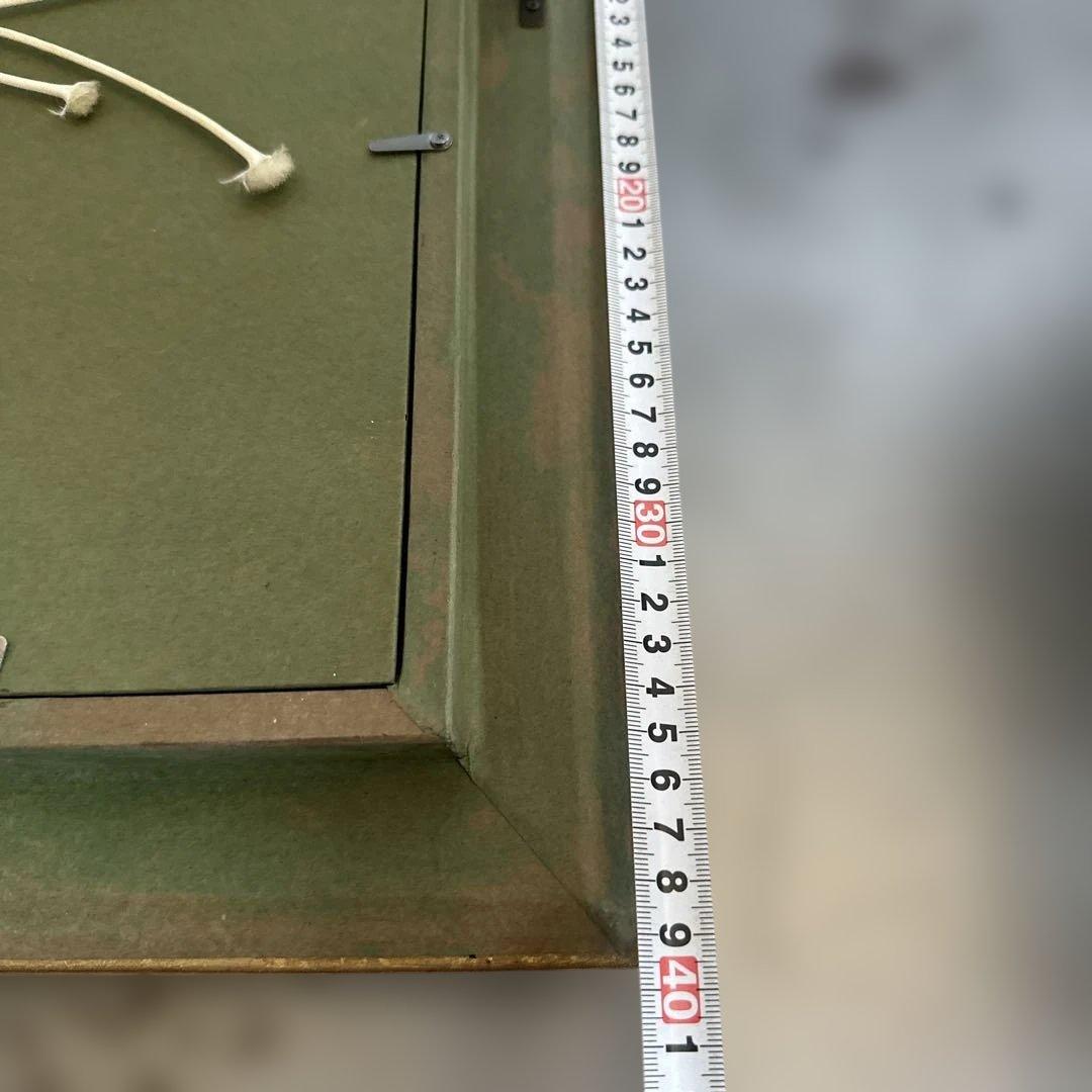 素晴らしい額の印象派風 油彩画 教会のシルエット